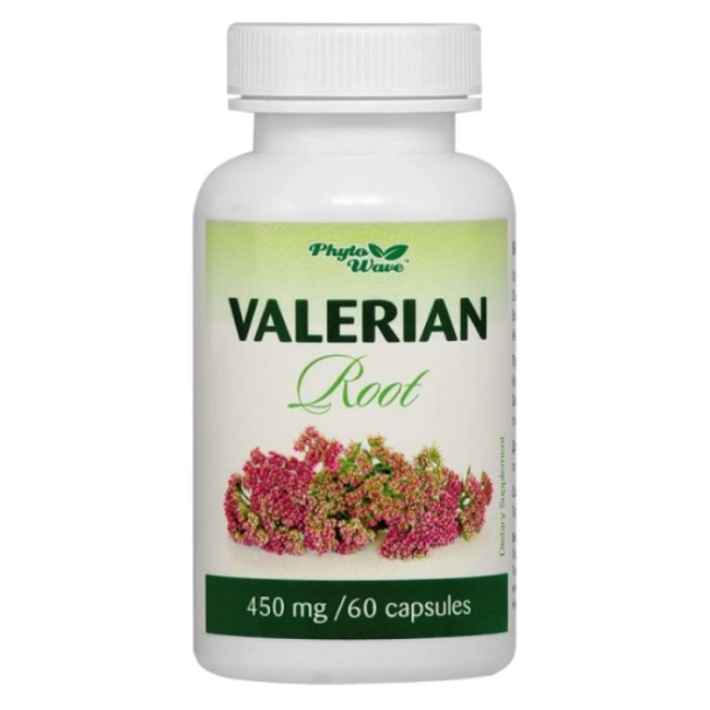 Phyto Wave Valerian Root/ Валериана (корен) 450 mg х 60 капсули