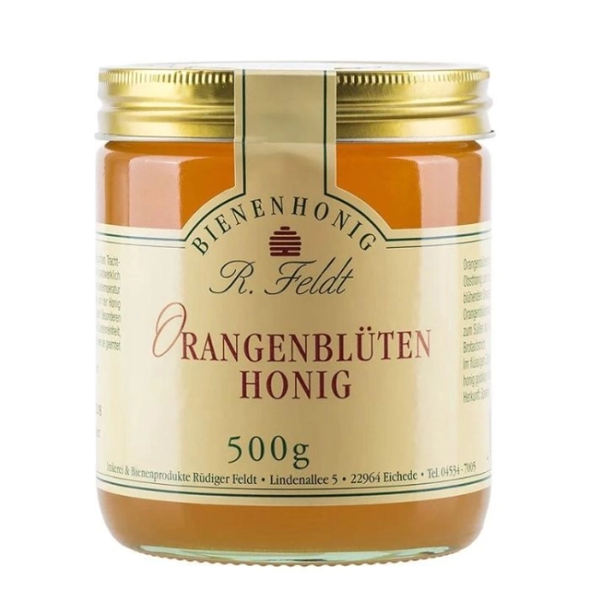Rüdiger Feldt Пчелен мед от портокалов цвят, 500 g