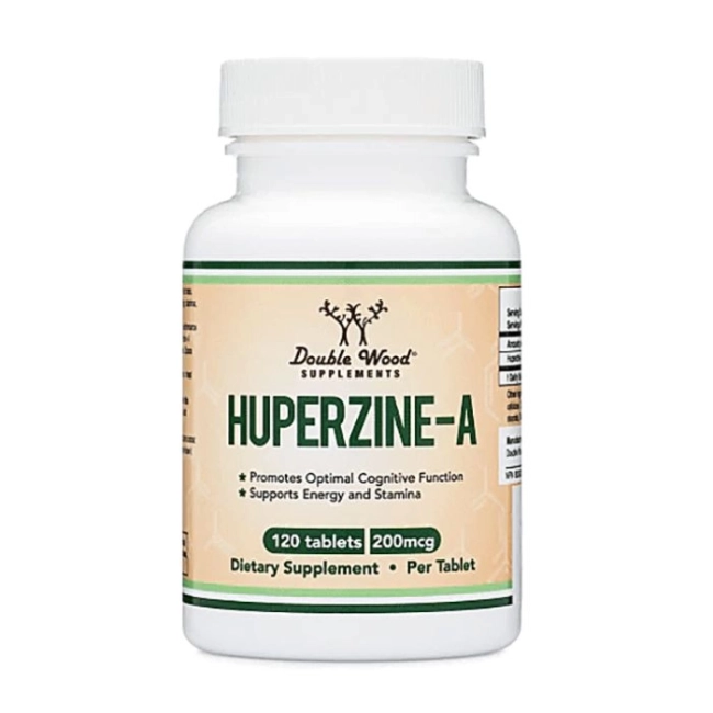 Double Wood Huperzine-A / Хуперизин А 200 µg, 120 таблетки