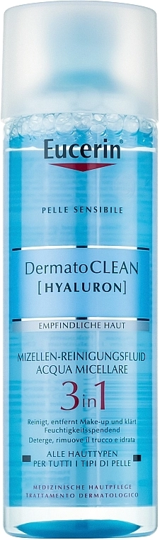 Eucerin DermatoClean Hyaluron Мицеларна почистваща вода 3в1 за всеки тип кожа 400 мл