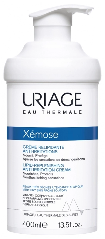 URIAGE Xemose Creme Липидо-възстановяващ крем за суха кожа 400 мл