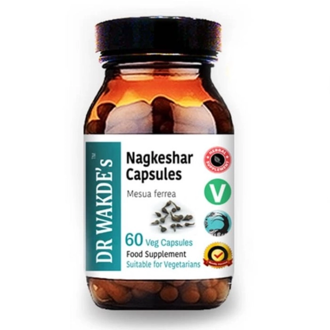 DR WAKDE’s Негкешар (Nagkeshar) - при кашлица, облекчава дишането, 60 капсули