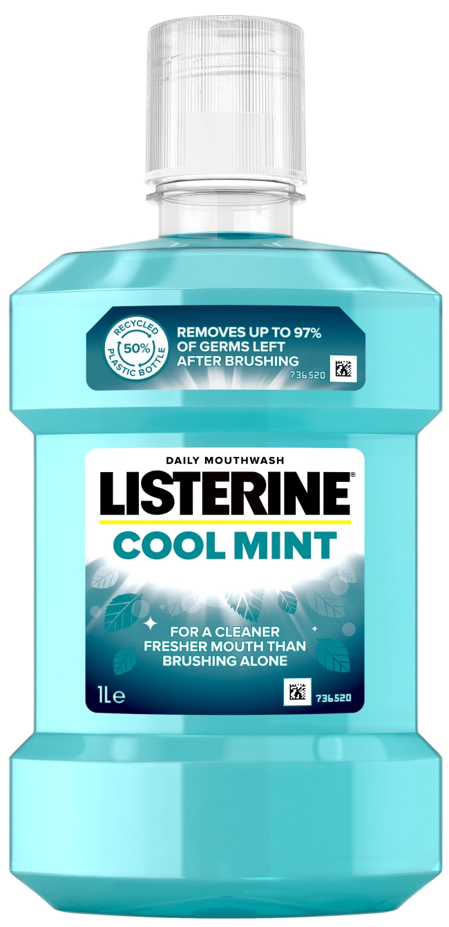 LISTERINE Cool Mint Вода за уста 1000 мл