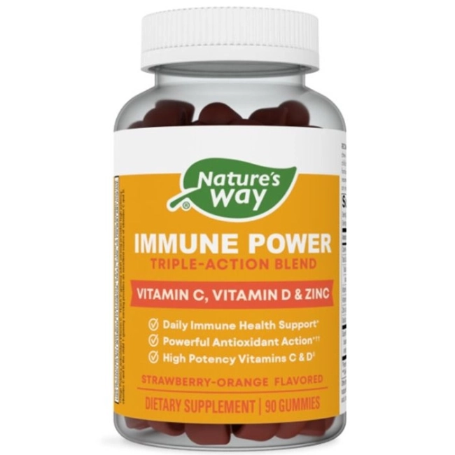 Nature’s Way Имунитет формула - Immune Power, 90 желирани таблетки с плодов вкус