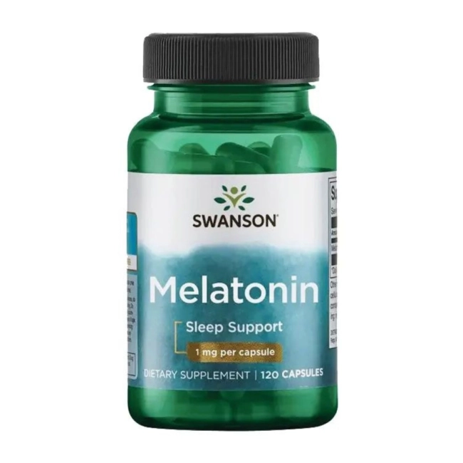 Swanson Melatonin Мелатонин 1 мг 120 капсули