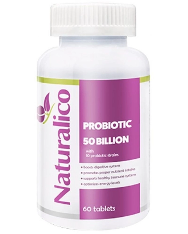 NATURALICO Probiotic 50 Billion 60 таблетки