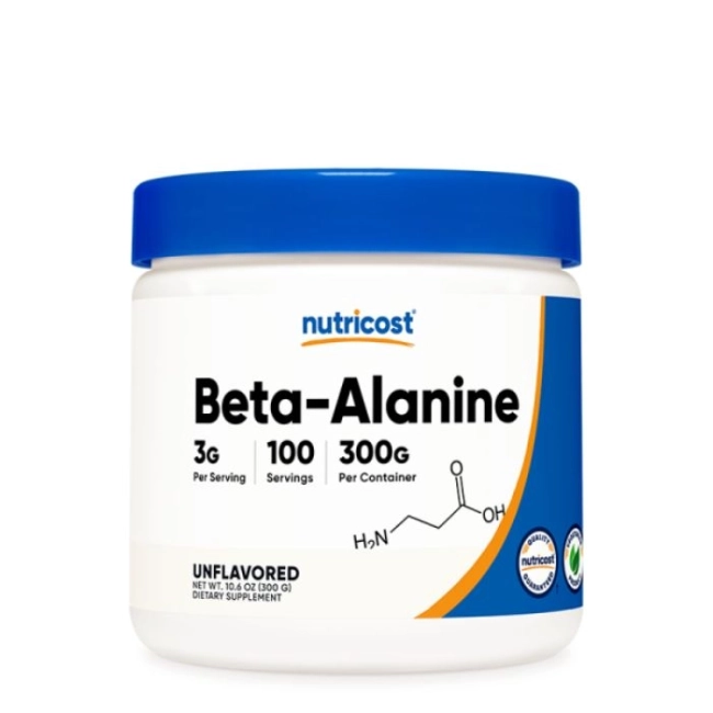 Nutricost Сила и издръжливост - Бета аланин (Beta-Alanine), 300 g прах
