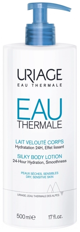 URIAGE Eau Thermale Лосион за тяло за 24-часова хидратация за суха и чувствителна кожа 500 мл