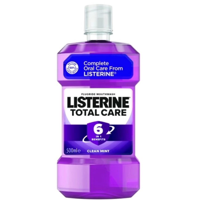 LISTERINE Total Care 6 in 1 Вода за уста 500 мл