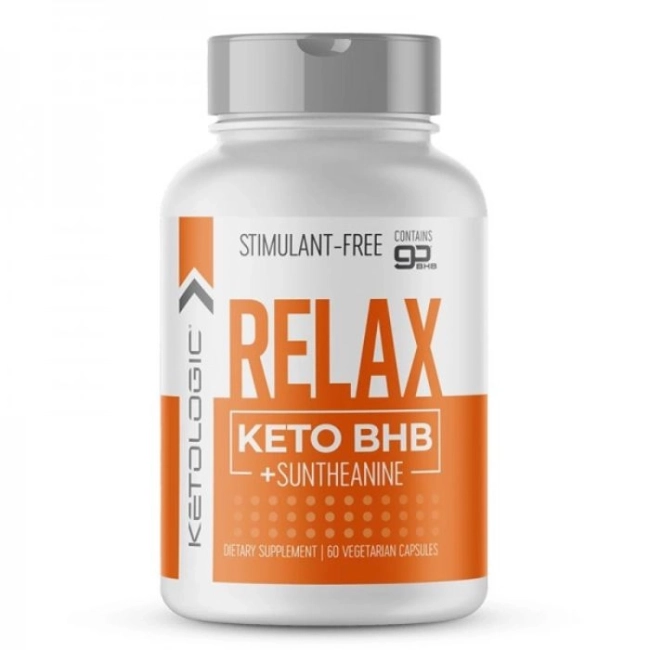 Nutricost Нервна система - Relax Keto BHB + Suntheanine®, 60 капсули