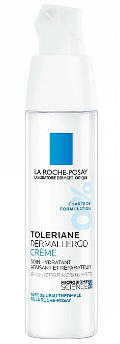 La Roche-Posay Toleriane Dermallergo Kрем за лице и околоочен контур за суха към много суха, склонна към алергии кожа 40 мл
