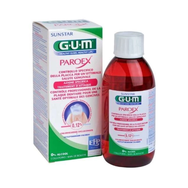 GUM Paroex Вода за уста 0.12% 300 мл