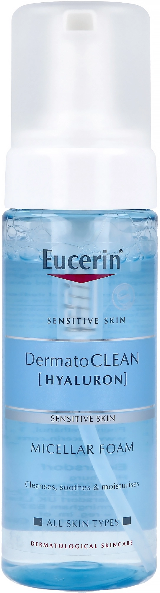 Eucerin DermatoClean Hyaluron Мицеларна пяна за всеки тип кожа 150 мл