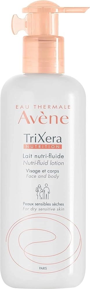 Avene TriXera Нутри - флуидно мляко за лице и тяло 400 мл