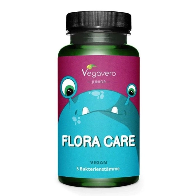 Vegavero Пробиотици за деца - Flora Care Junior, 75 g прах