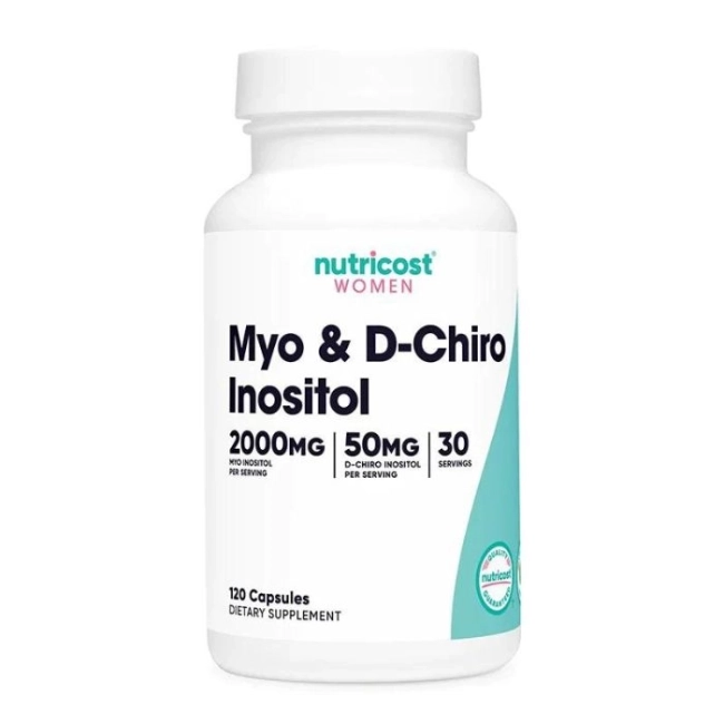 Nutricost Хормонален баланс - Мио & D-хиро инозитол, 120 капсули