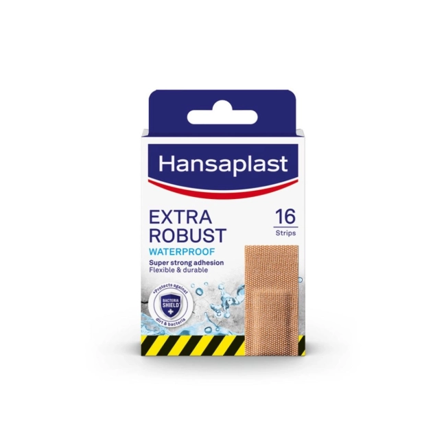 Hansaplast Extra Robust Изключително издържлив водоустойчив пластир 16 бр
