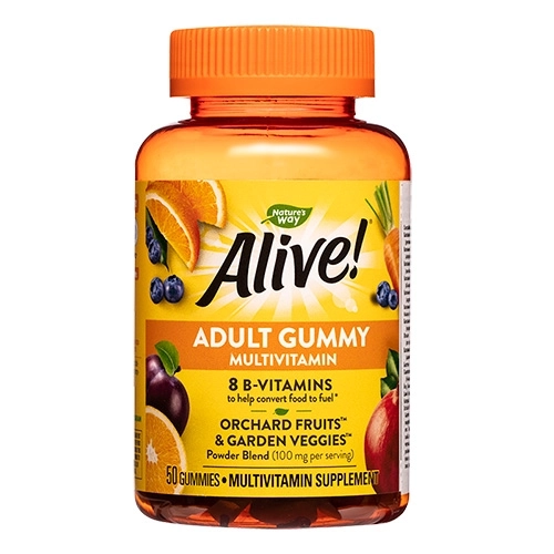 Nature's Way Alive Мултивитамини Алайв - Alive! Adult Gummy Multivitamin, 50 желирани таблетки