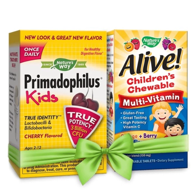 Nature’s Way Промо пакет пробиотик и мултивитамини за деца
