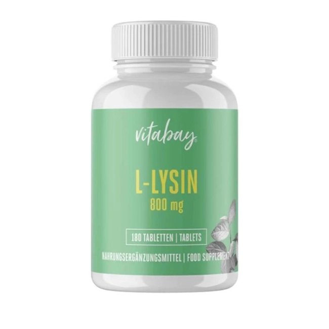 Херпес и вирусни инфекции - Л-Лизин (L-Lysin), 800 mg x 180 таблетки