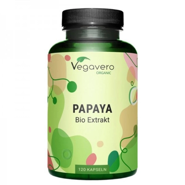 Vegavero Papaya BIO Extrakt - Папая БИО екстракт, 120 капсули
