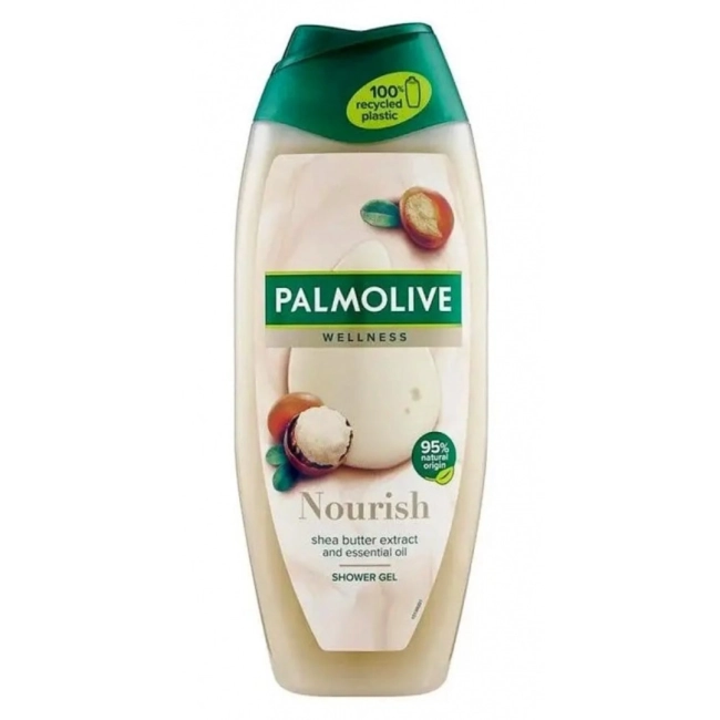 Palmolive Wellness Nourish Подхранващ душ-гел за тяло с масло от ший и етерични масла 500 мл