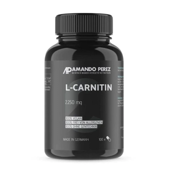 Vitabay Горене на мазнини и енергия - Л-карнитин, 2250 mg x 100 веган капсули