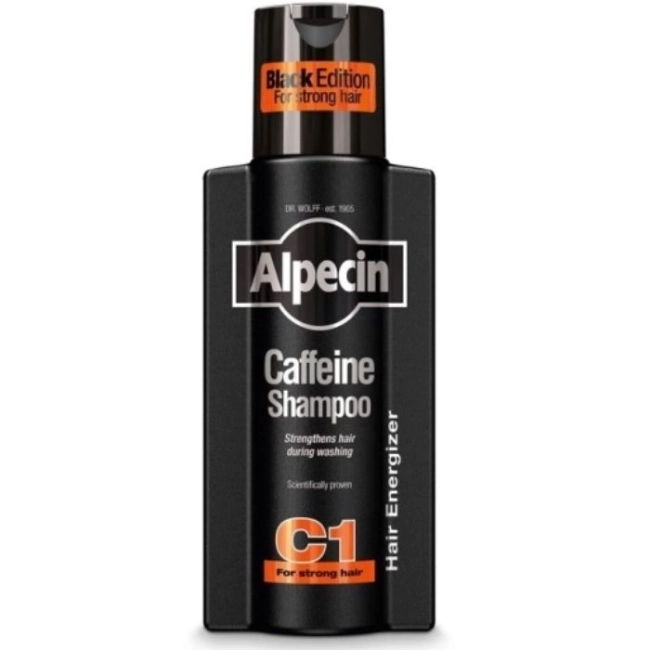 Alpecin C1 Black Edition Кофеинов шампоан против косопад за мъже 250 мл Dr. Kurt Wolff