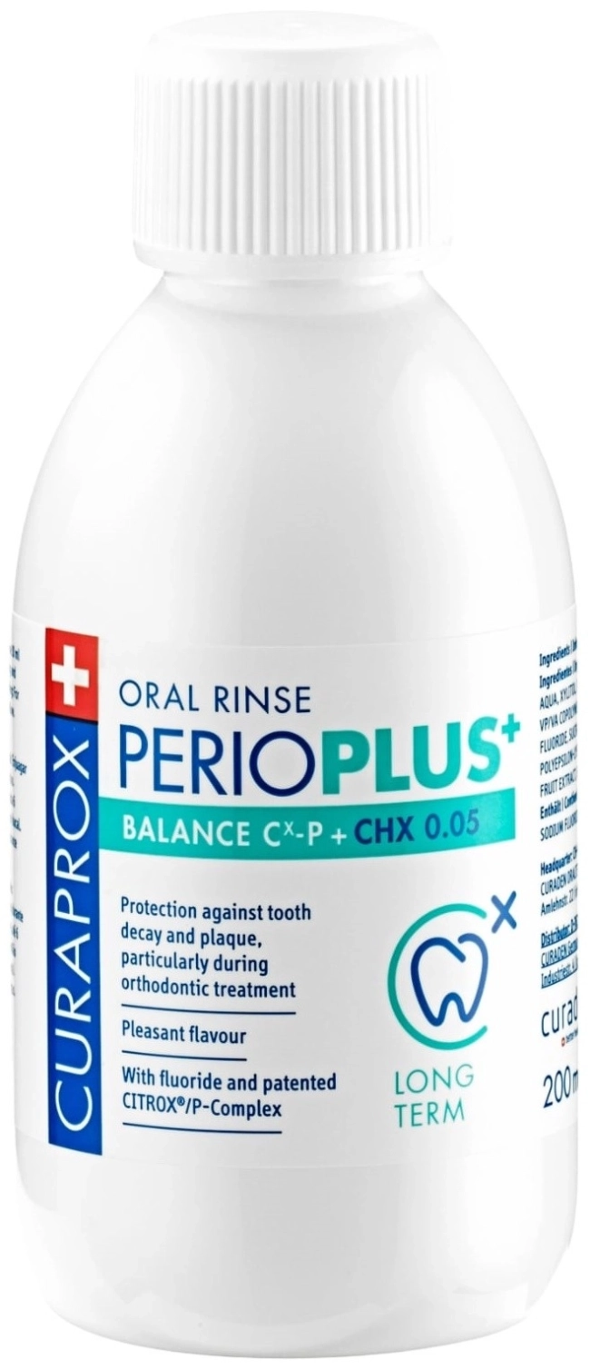 Curaprox Perio Plus Balance CHX 0.05% Вода за уста 200 мл