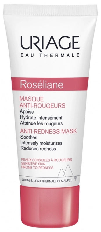 URIAGE Roseliane Masque Успокояваща маска за лице за чувствителна кожа, страдаща от розацея или купероза за жени 40 мл