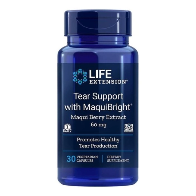 Life Extension Tear Support with MaquiBright® / Маки Бери (екстракт) 60 mg х 30 капсули