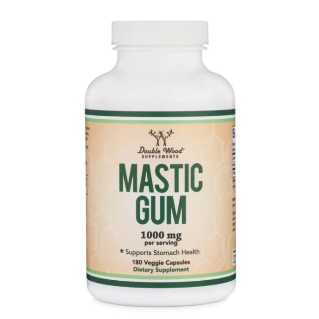 Double Wood Храносмилателна система - Мастикс (Mastic Gum), 180 капсули