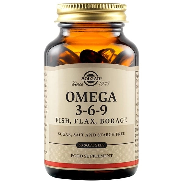 Solgar Omega 3-6-9 Омега 3-6-9 60 капсули
