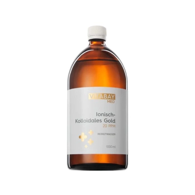 Vitabay Антиейджинг - Колоидно злато 20 РРМ (силно концентрирано), 1000 ml