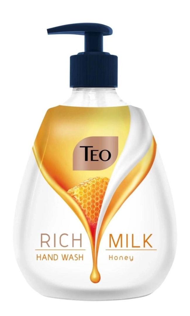 Teo Rich Milk Honey Хидратиращ течен сапун - помпа 400 мл