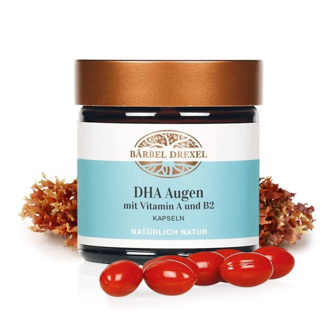 DHA Augen mit Vitamin A und B2 Формула за очи+витамини А и В 30 капсули софтгел Barbel Drexel