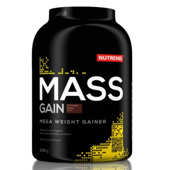 Nutrend гейнър за покачване MASS GAIN 2250 грама с вкус на Банан