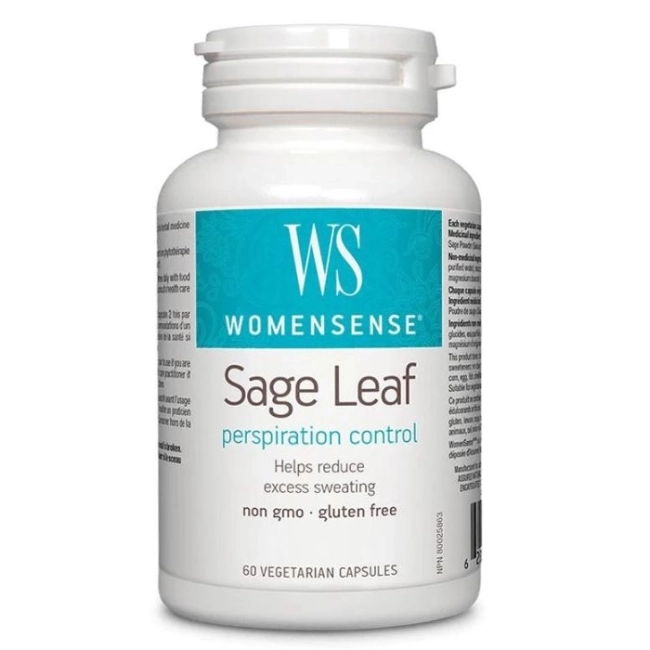 Natural Factors Sage Leaf WomenSense®/ Салвия/ Градински чай (лист) 350 mg х 60 капсули