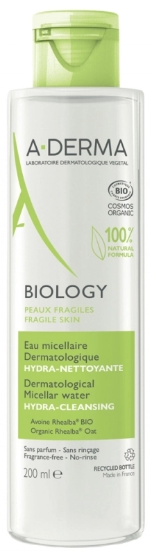 A-Derma Biology Дерматологична мицеларна вода 200 мл