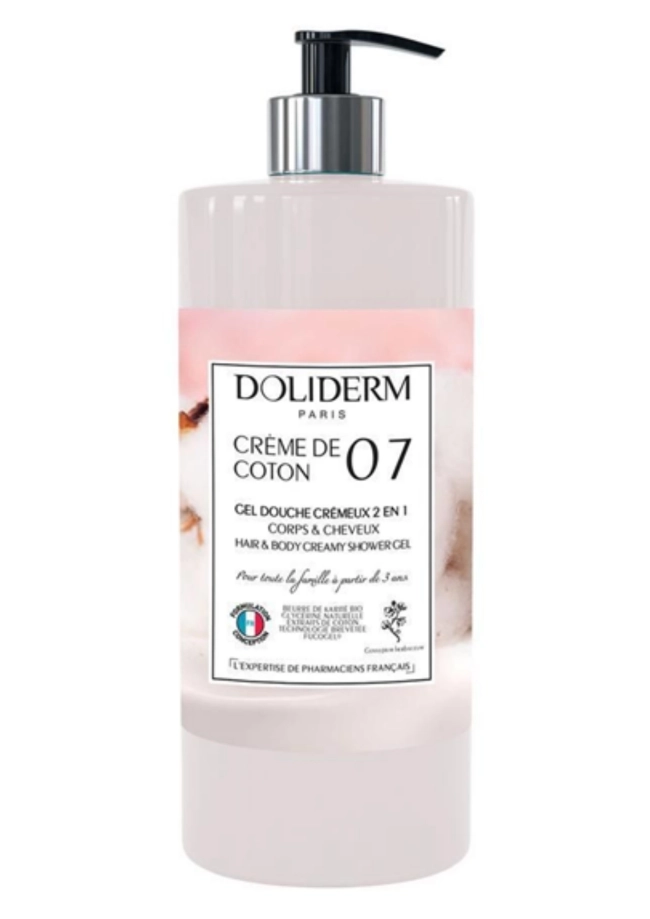 Doliderm Crème De Coton 07 Кремообразен душ гел 2в1 1 л.