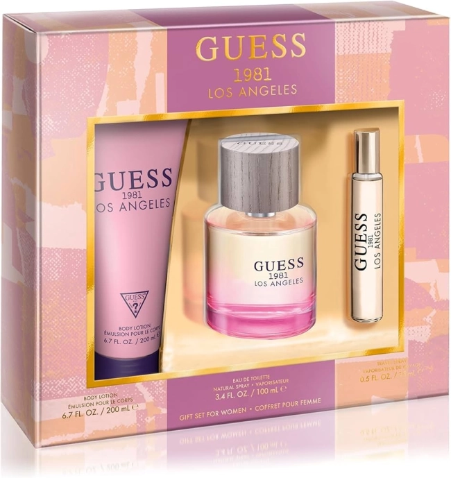 Guess 1981 Los Angeles Комплект за жени - EdT 100 мл + Лосион за тяло 200 мл + EdT 15 мл