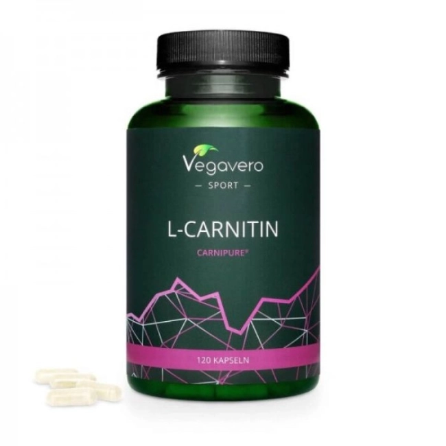Vegavero L-Carnitine / Л – Карнитин, 120 капсули, 100% Vegan