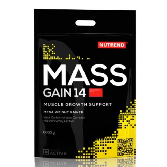 Nutrend гейнър за покачване MASS GAIN 6000 грама с вкус на Кайсия