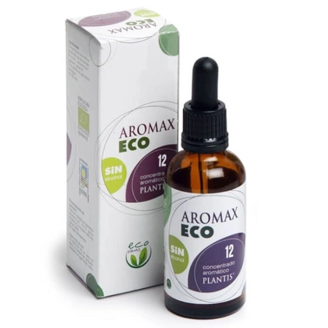 Artesania Agricola Билкова тинктура за дихателната система - Aromax Eco 12 Plantis®, без алкохол 50 ml