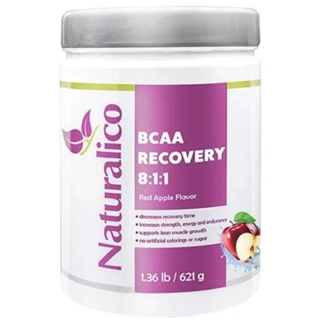 NATURALICO BCAA Recovery 8:1:1 621 гр. Вкус червена ябълка