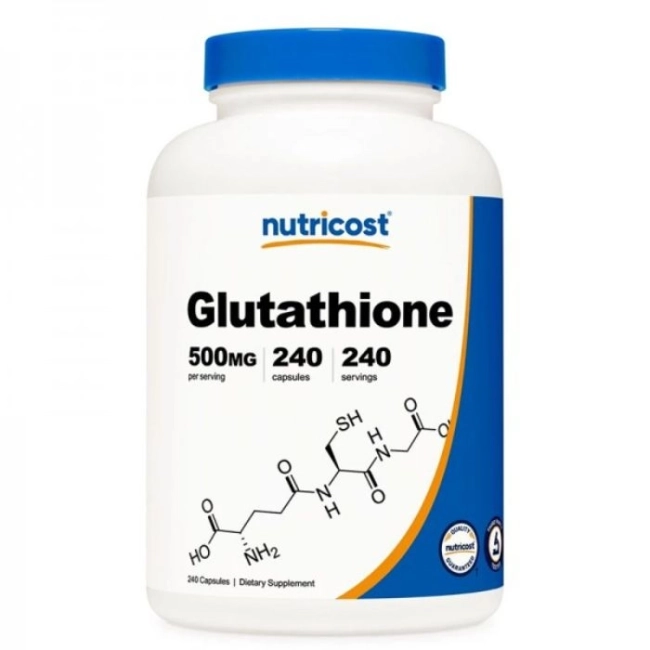 Nutricost Антиоксидантна защита - Глутатион, 240 капсули
