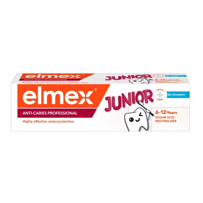 Elmex Anticaries Professional Junior Детска паста за зъби 6-12 г 75 мл