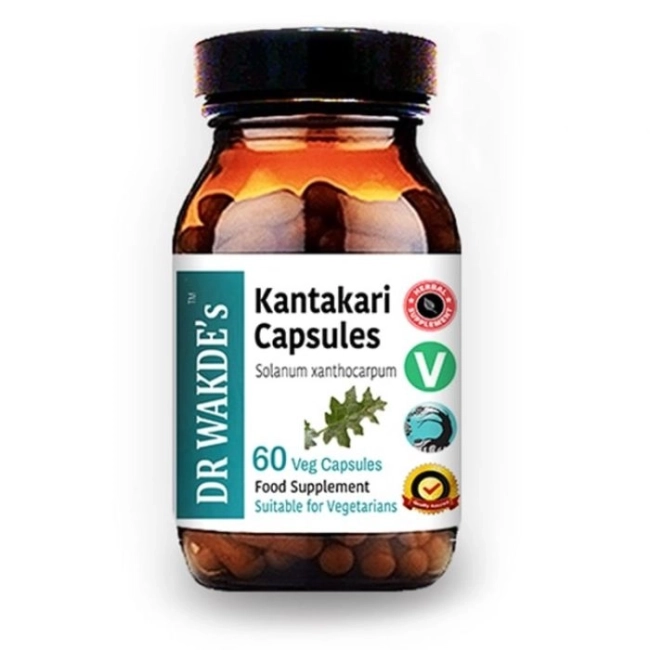 DR WAKDE’s Kantakari / Кантакари Аюрведа, 60 капсули