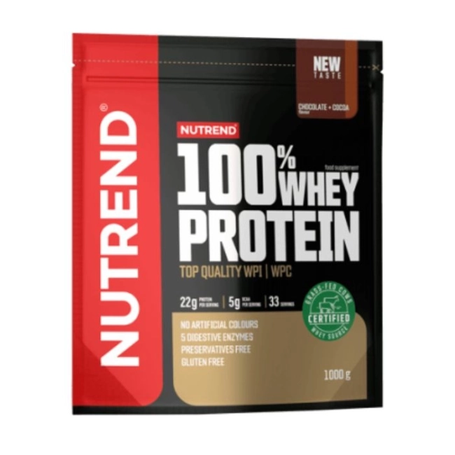 Nutrend 100% Whey Protein 1000 гр. с вкус на Банан с ягода