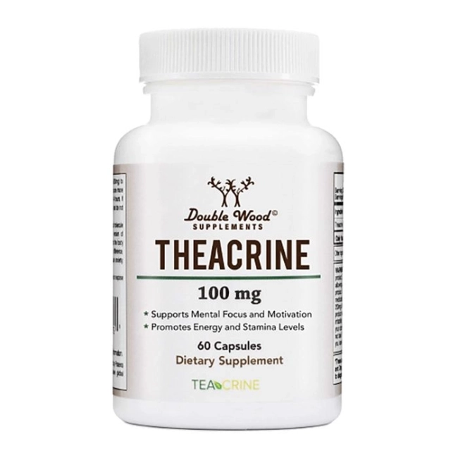 Double Wood Theacrine / Теакрин, 60 капсули